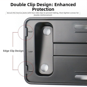 Tesla Model Y un Model 3 numura zīmju rāmis – plastmasas, aizsardzība, saderīgs ar Model Y/Model 3