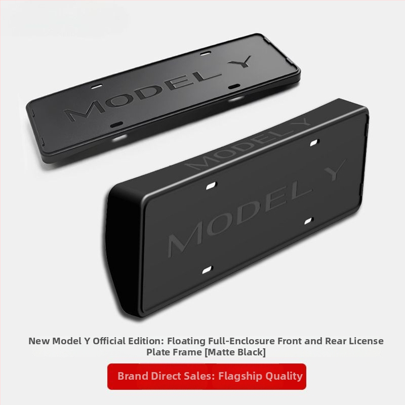 Tesla Model Y un Model 3 numura zīmju rāmis – plastmasas, aizsardzība, saderīgs ar Model Y/Model 3