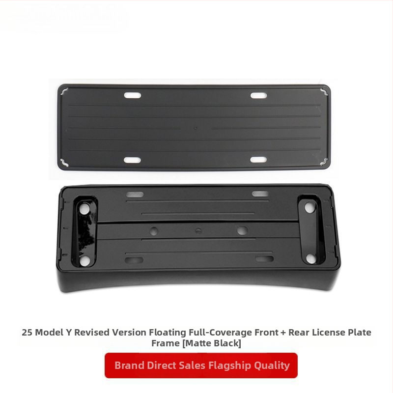 Tesla Model Y un Model 3 numura zīmju rāmis – plastmasas, aizsardzība, saderīgs ar Model Y/Model 3