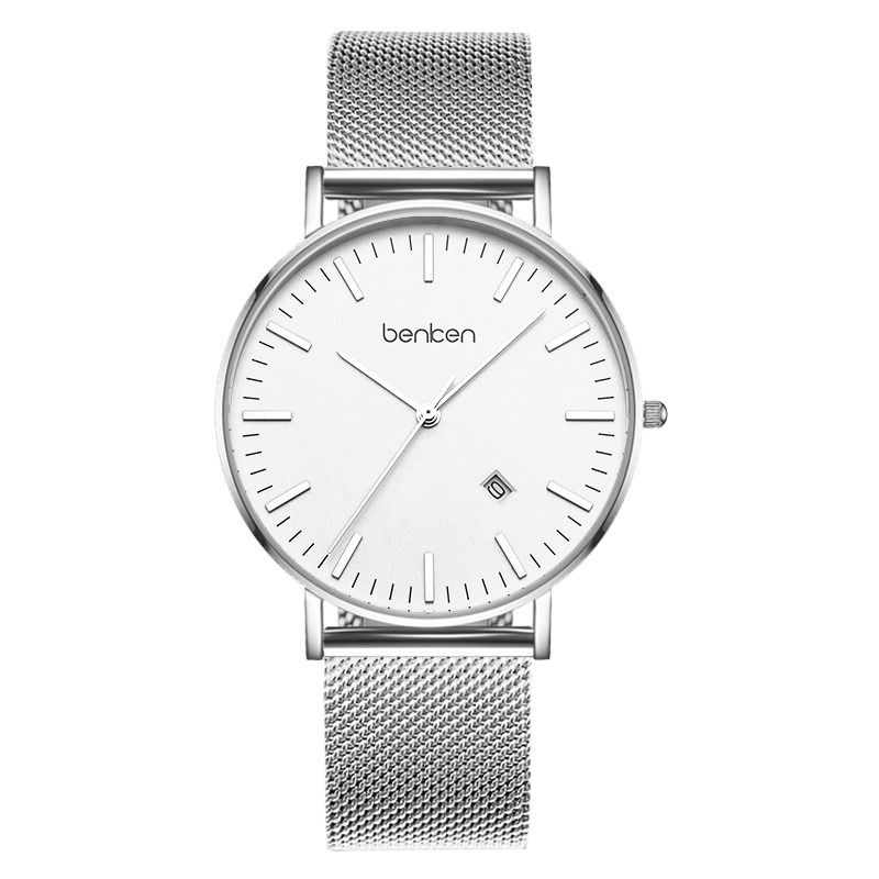Benken BK7003MQ muški kvarcni sat, ultra-tanki, vodootporan 30M, kalendar, analogni prikaz