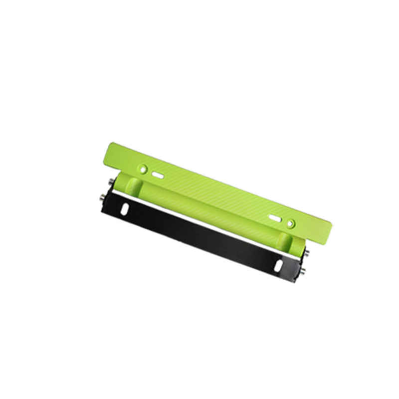 Nerūdijančio plieno numerio žymos laikiklis, universalus suderinamumas, modelis: License plate holder (Install), prekė Always red, detalės numeris 1