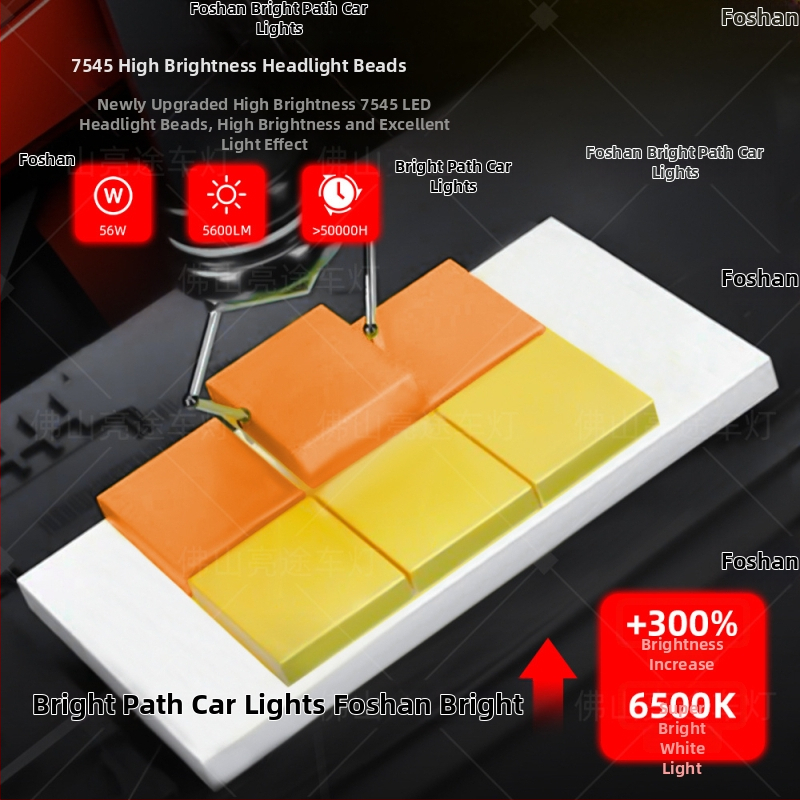 LED predné hmlové svetlá pre Honda Civic/Accord/Prius – model L13, 52W, 13V, kompatibilné s L1B/LW5B