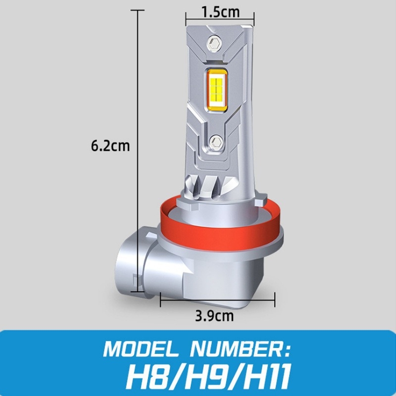 D8 LED auto priekšējais lukturis – tieša pieslēgšana, 40W, 12V, 8000lm, IP68