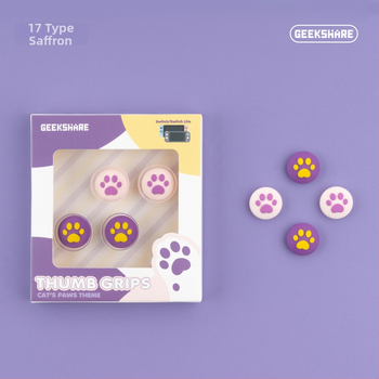 Nintendo Switch Lite silikono džojstiko dangtelių rinkinys su kačių nagų dizainu; įtraukti keturi dangteliai; suderinama su Nintendo Switch ir Switch Lite; svoris apie 19 g