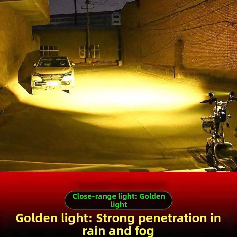 LED priekinis žibintas elektriniam tricikliui – didelis ryškumas, mirganti pelėdos rašto šviesa