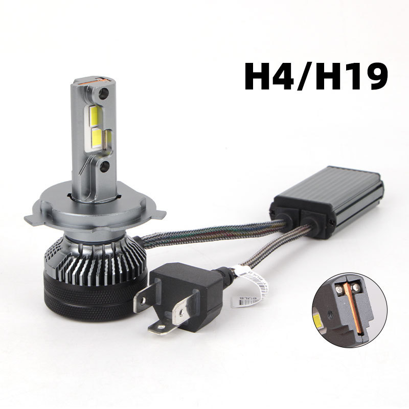 Automobiļa LED lukturs ar integrētu augstu un zemo staru un dubultu vara cauruli (55W, 12V, 5500 lm, IP67, 50000 h)