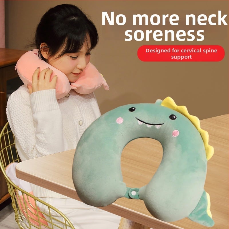 U-formájú nyakpárna memóriahab töltettel, kristály-velúr borítással, a nyak és a nyaki gerinc támogatására, utazásokhoz