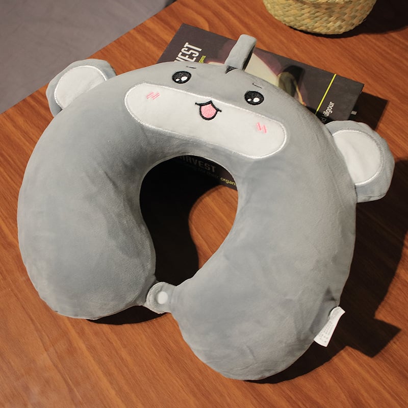 U-formájú nyakpárna memóriahab töltettel, kristály-velúr borítással, a nyak és a nyaki gerinc támogatására, utazásokhoz