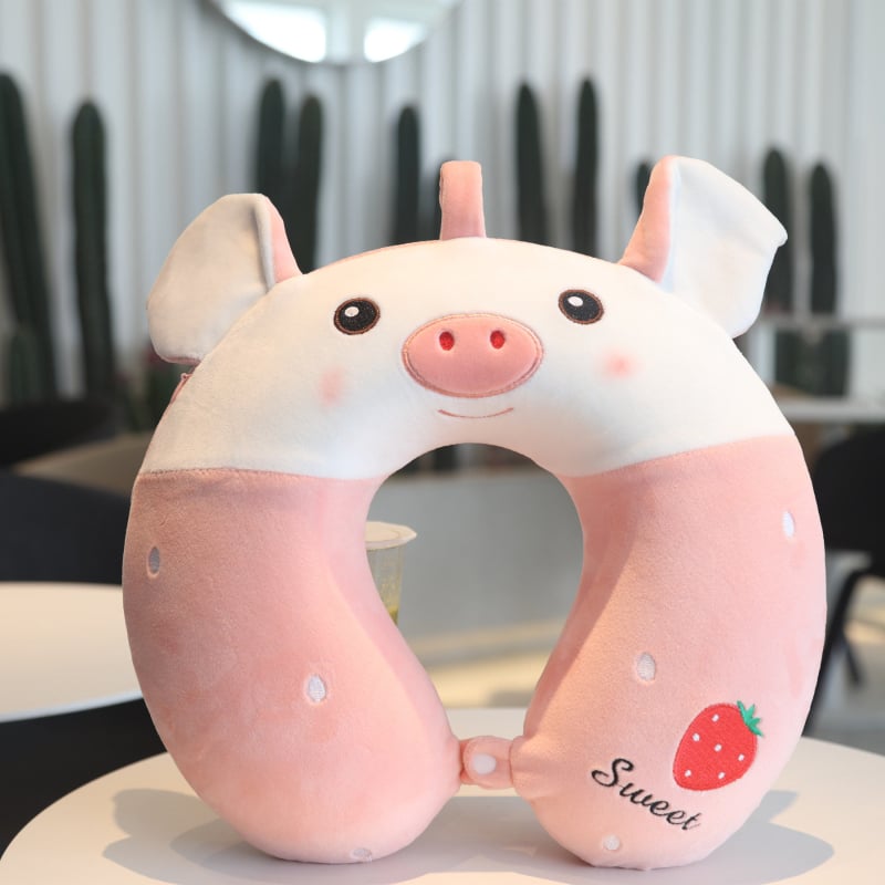 U-formájú nyakpárna memóriahab töltettel, kristály-velúr borítással, a nyak és a nyaki gerinc támogatására, utazásokhoz