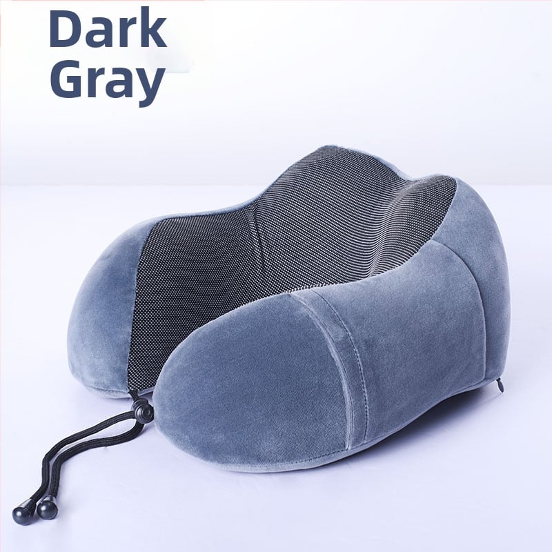 U-formájú nyakpárna memóriahab töltettel, kristály-velúr borítással, a nyak és a nyaki gerinc támogatására, utazásokhoz