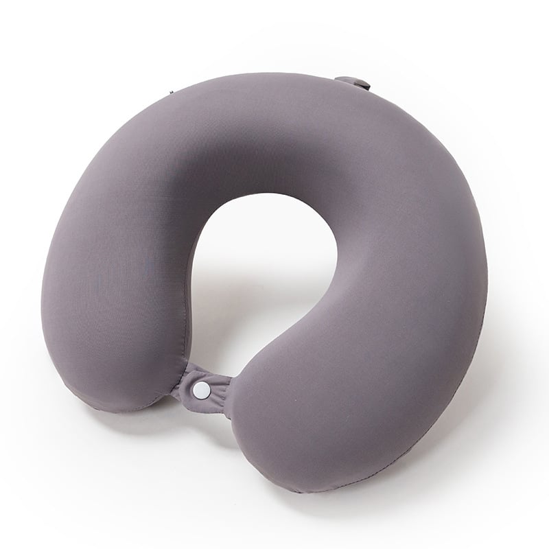 U-formájú nyakpárna memóriahab töltettel, kristály-velúr borítással, a nyak és a nyaki gerinc támogatására, utazásokhoz