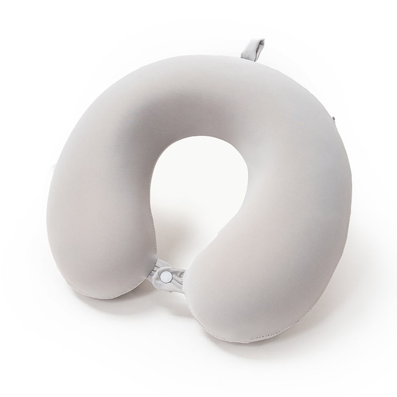 U-formájú nyakpárna memóriahab töltettel, kristály-velúr borítással, a nyak és a nyaki gerinc támogatására, utazásokhoz