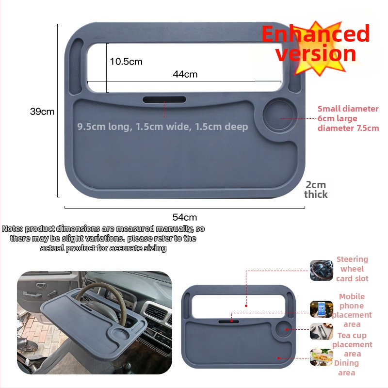 Veoki sisene toidulauake reguleeritava nurga ja seinale kinnitusega, universaalne sobivus, materjal plastik-puit