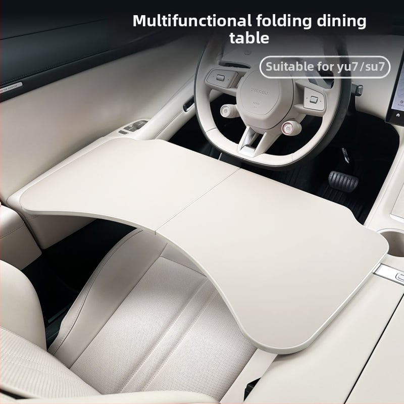 Coolness ABS auto saliekamais galds – daudzfunkcionāls galds darbam un ēšanai Xiaomi Yu7/SU7, Modelis: Mazais galds