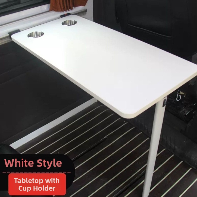 Stene upevnený skladací drevený stolík do auta – univerzálna kompatibilita (Materiál: Drevo; Inštalácia: Na stene; Typ: Skladací stolík; Kompatibilita: Univerzálna)