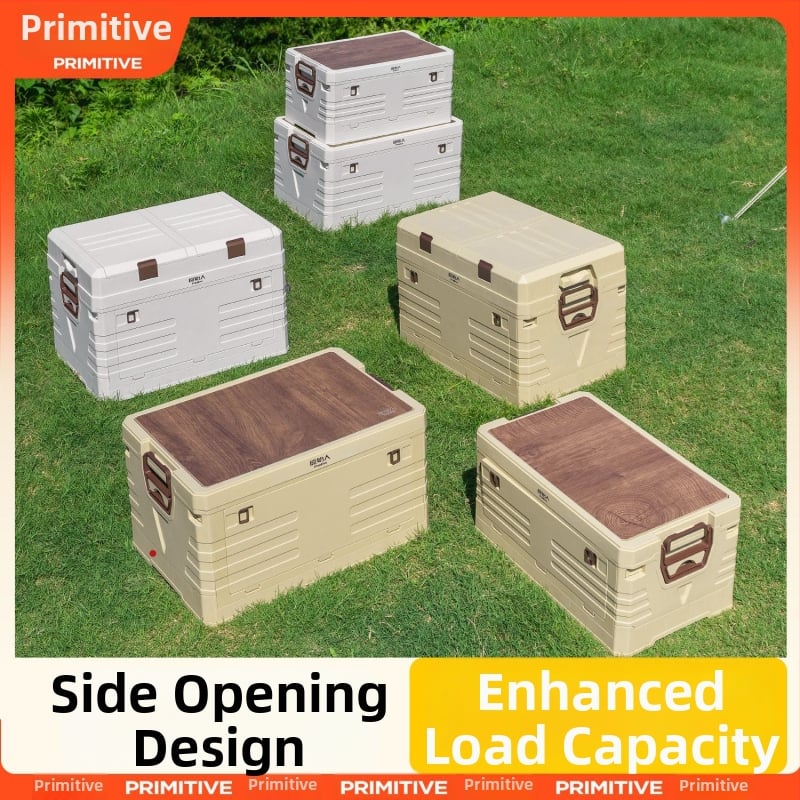 Auto pakiruumi korraldaja integreeritud telkimislauaga – 50–60 L, PP materjal, mudel AJP06, kaasaskantav