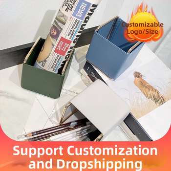 Ādas kosmētikas un juvelierizstrādājumu uzglabāšanas kubs – kubveida forma, galda un ceļojumu organizētājs, mūsdienīgs minimālisms