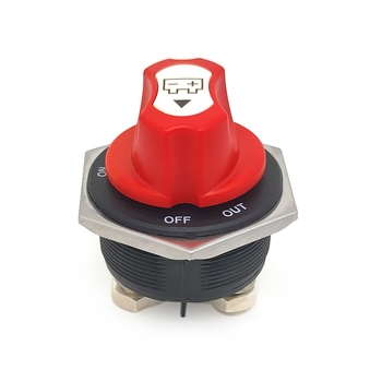 Akumulatora atslēdzējs – pogu tipa slēdzis, 50A/100A/200A/300A, automašīnām, laivām, motocikliem un elektrotransportam | Bai bangsheng