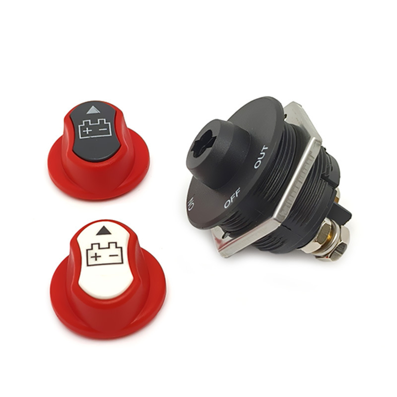 Akumulatora atslēdzējs – pogu tipa slēdzis, 50A/100A/200A/300A, automašīnām, laivām, motocikliem un elektrotransportam | Bai bangsheng