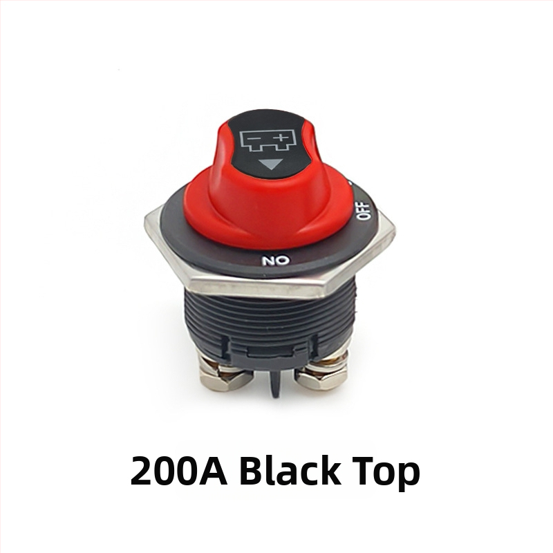 Akumulatora atslēdzējs – pogu tipa slēdzis, 50A/100A/200A/300A, automašīnām, laivām, motocikliem un elektrotransportam | Bai bangsheng