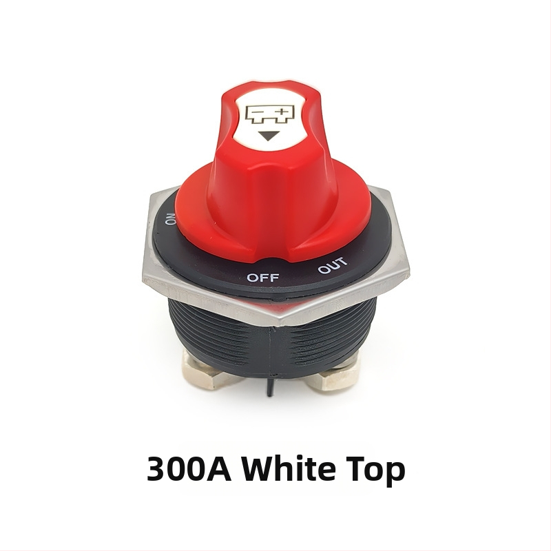 Akumulatora atslēdzējs – pogu tipa slēdzis, 50A/100A/200A/300A, automašīnām, laivām, motocikliem un elektrotransportam | Bai bangsheng