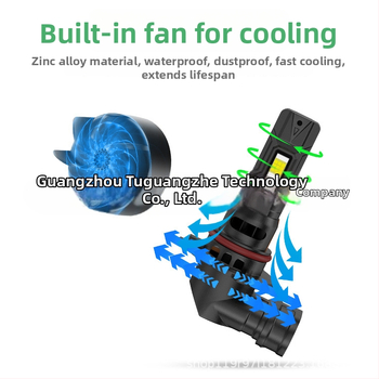 Automobiļu priekšējo LED lukturu komplekts — savietojams ar vairākiem modeļiem (H1/H3/H4/H7/H11/9005/9006/9012), 6000K, 35W, 12-24V, IP67