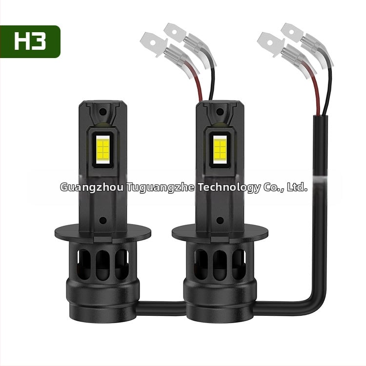 Automobiļu priekšējo LED lukturu komplekts — savietojams ar vairākiem modeļiem (H1/H3/H4/H7/H11/9005/9006/9012), 6000K, 35W, 12-24V, IP67