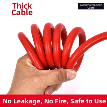 Automašīnas akumulatora palaišanas kabelis, tīrs varš, Fire Line modelis, ārkārtas palaišanas kabelis