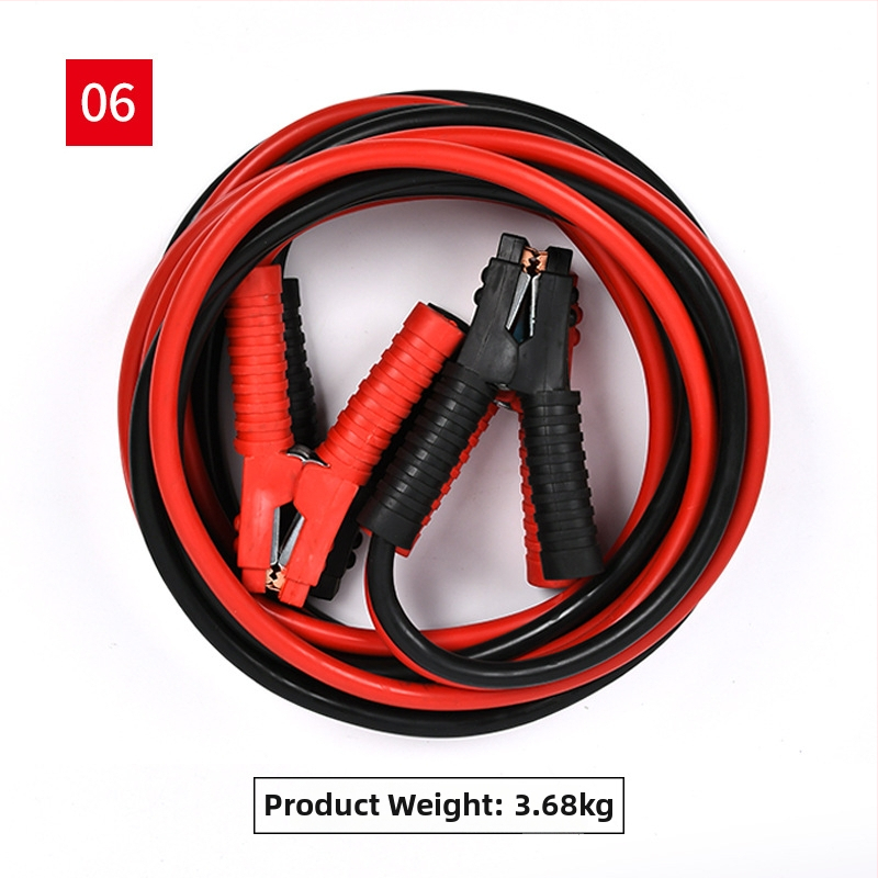 Automašīnas akumulatora palaišanas kabelis, tīrs varš, Fire Line modelis, ārkārtas palaišanas kabelis
