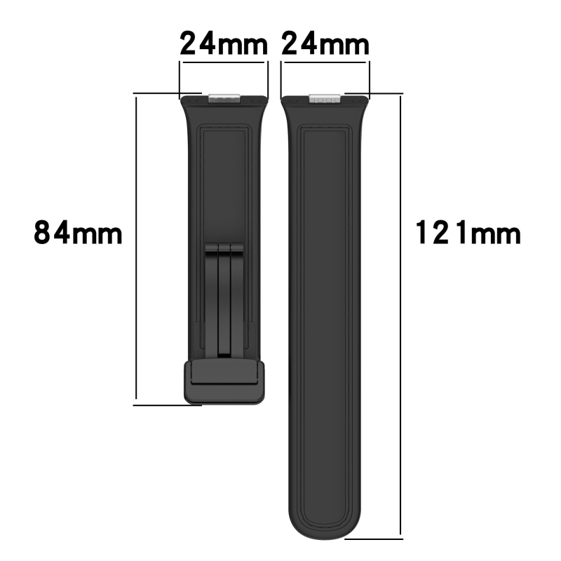 Silikonasti magnetski remen za Huawei Fit3 sa sklopivom kopčom (0.04 kg)
