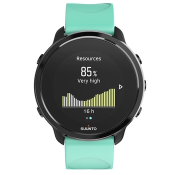 Silikonska narukvica za sat, širine 20 mm, čeličnom kopčom, kompatibilna sa Suunto 3 Fitness