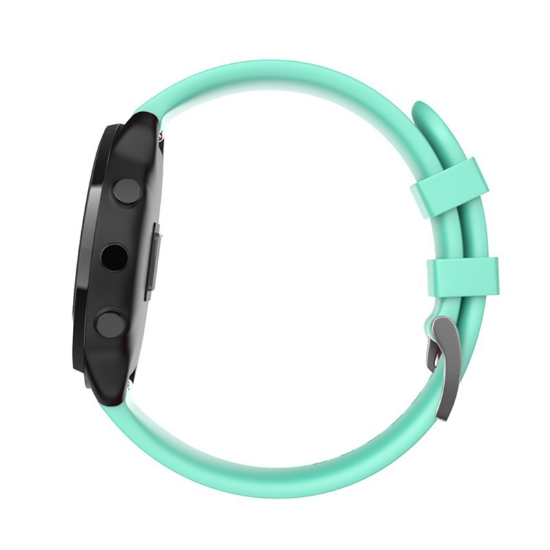 Silikonska narukvica za sat, širine 20 mm, čeličnom kopčom, kompatibilna sa Suunto 3 Fitness