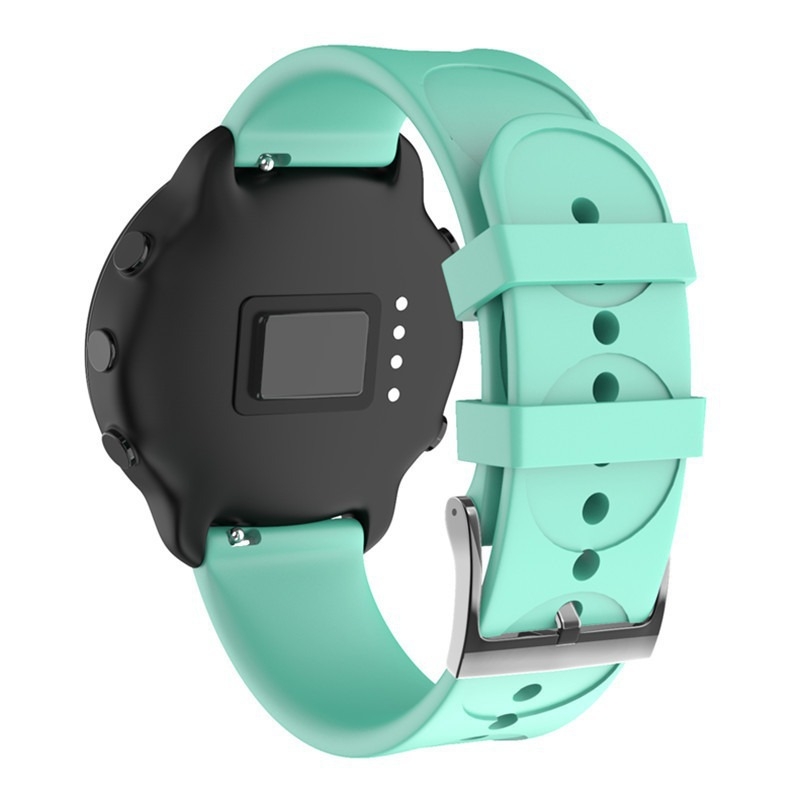 Silikonska narukvica za sat, širine 20 mm, čeličnom kopčom, kompatibilna sa Suunto 3 Fitness
