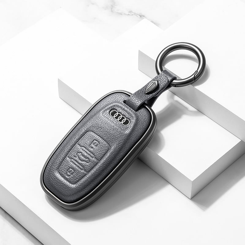 Võtmeümbris Audi | Materjal: Lambanahk | Stiil: Äri