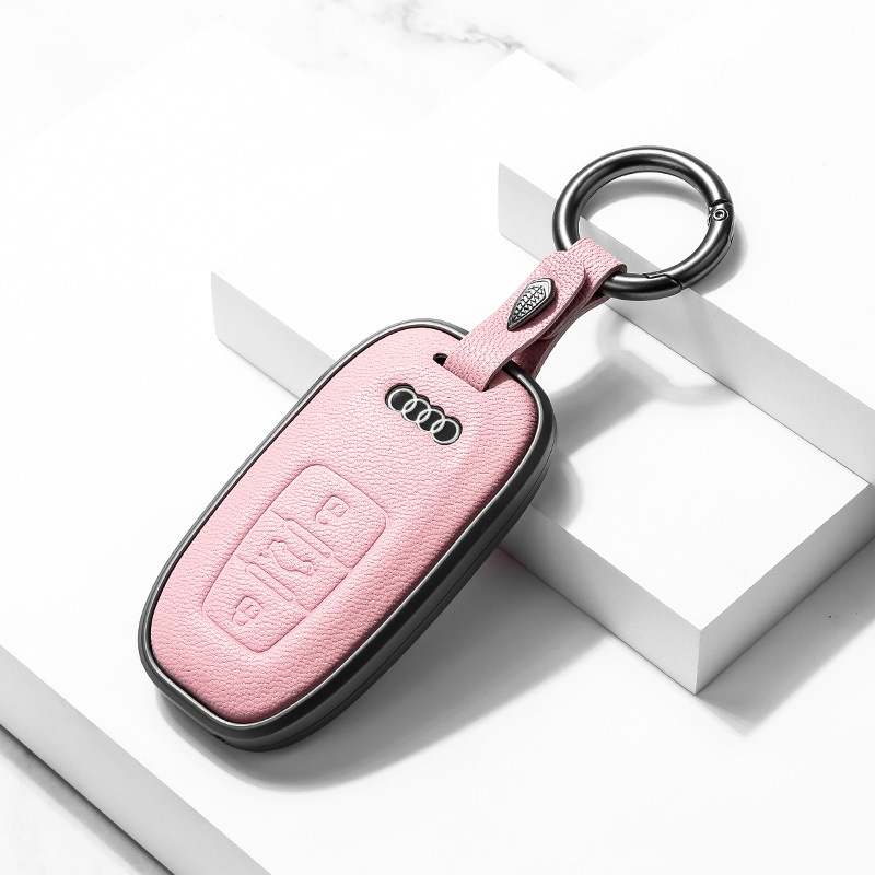 Võtmeümbris Audi | Materjal: Lambanahk | Stiil: Äri