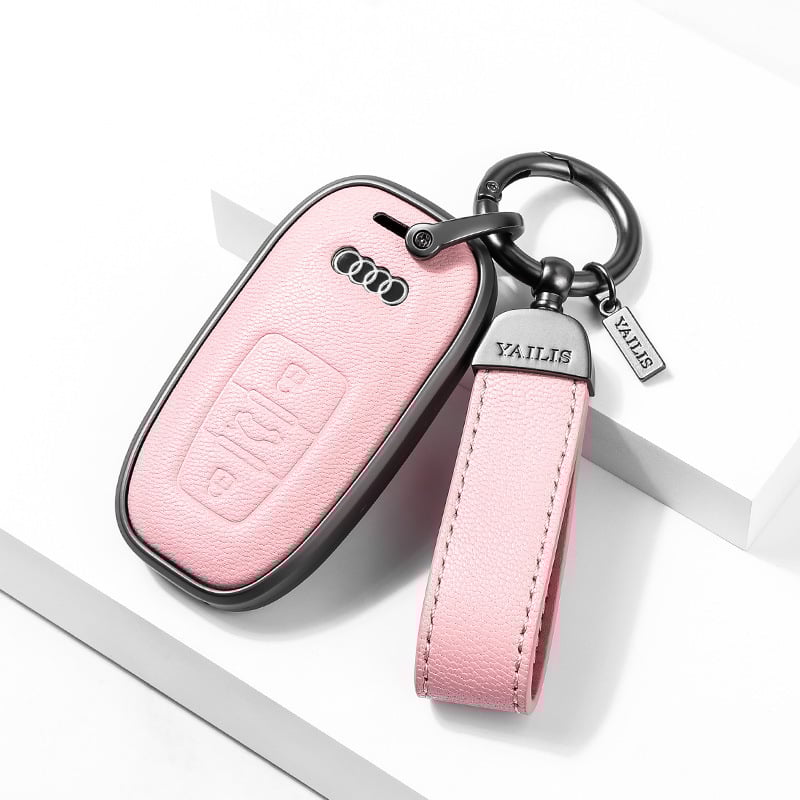 Võtmeümbris Audi | Materjal: Lambanahk | Stiil: Äri