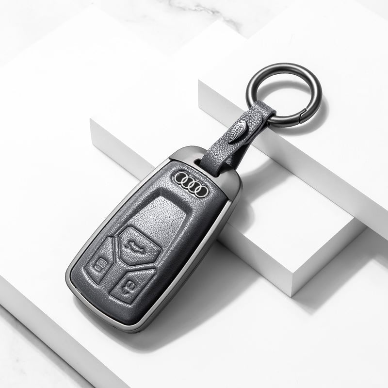 Võtmeümbris Audi | Materjal: Lambanahk | Stiil: Äri