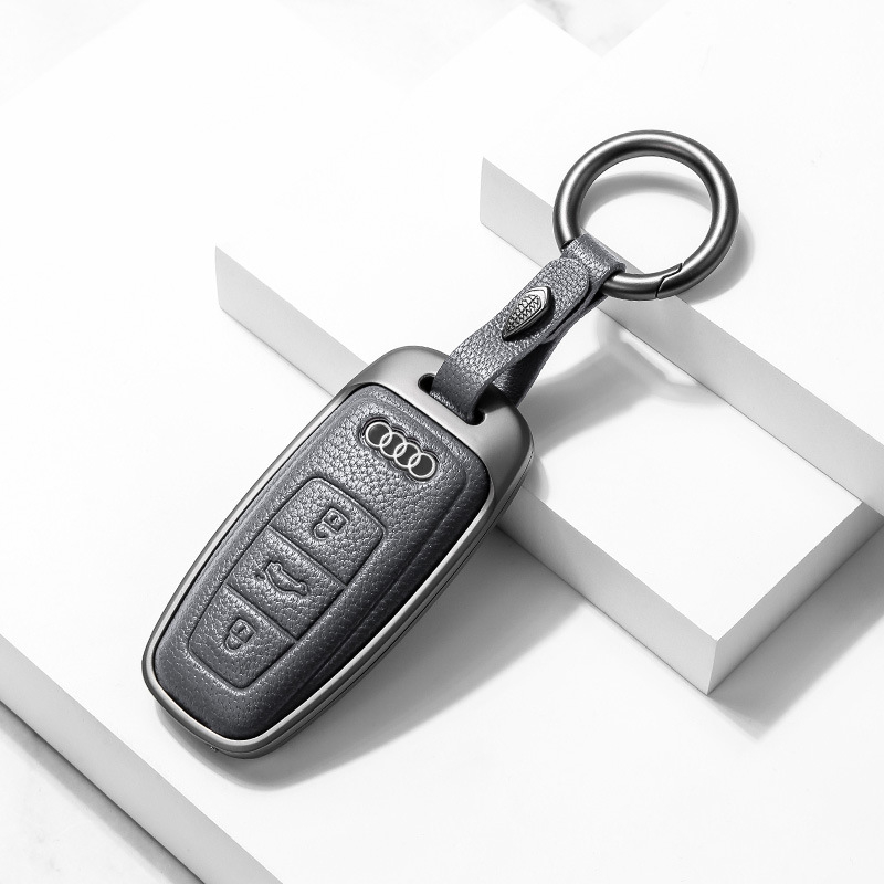 Võtmeümbris Audi | Materjal: Lambanahk | Stiil: Äri
