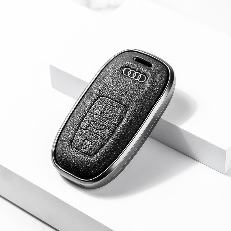 Võtmeümbris Audi | Materjal: Lambanahk | Stiil: Äri