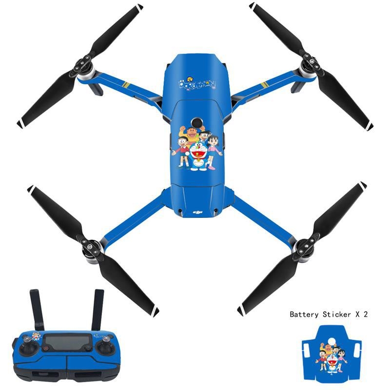 DJI Mavic Pro korpusa plēve ar karikatūru uzlīmēm, matēts plēves materiāls, apstrādes veids: cits