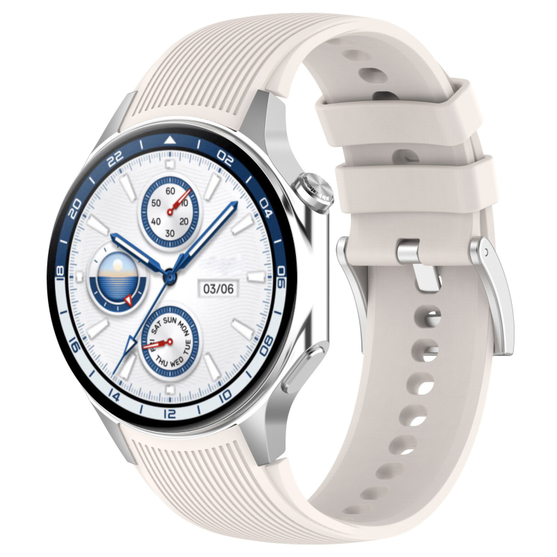 Silikonska narukvica za Oppo Watch X/X2 i OnePlus Watch 2 – 20 g, kopča s iglom, lansiranje u 2024.