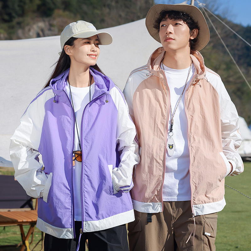 Kaput s kapuljačom od najlona, za vanjsku upotrebu, četiri sezone, UV zaštita 50+, zatvarač