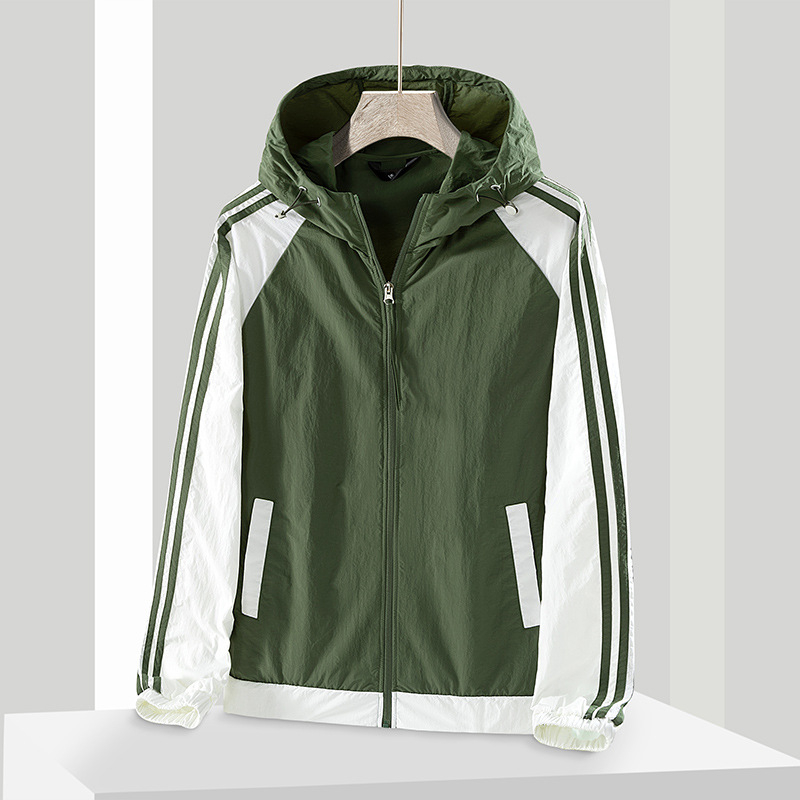 Kaput s kapuljačom od najlona, za vanjsku upotrebu, četiri sezone, UV zaštita 50+, zatvarač