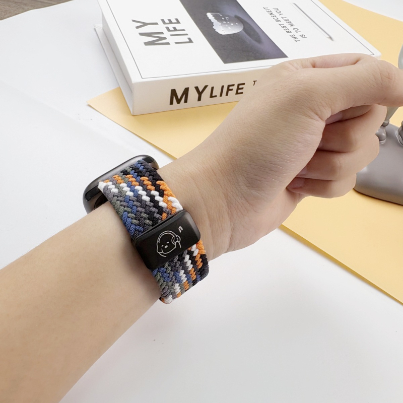 Remen za Apple Watch S8/S9, najlonski pleteni, laserski graviran, magnetska kopča