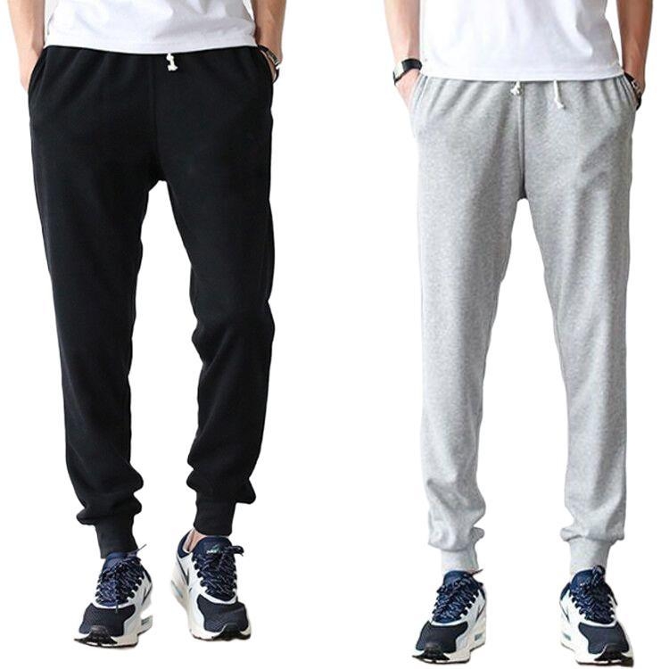 Muške jogger hlače s manžetama, tanke, visoki struk, od bambusovih vlakana