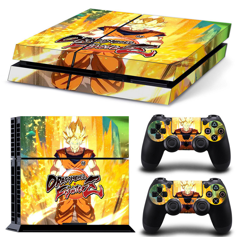 PS4 aizsargfolija vecajiem modeļiem (tipi 10/11/12) ar Dragon Ball korpusa uzlīmi, matēta plēve, apstrādes veids: cits