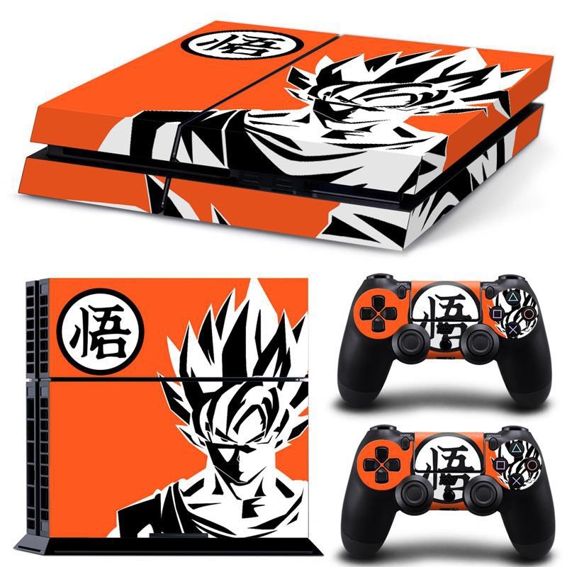 PS4 aizsargfolija vecajiem modeļiem (tipi 10/11/12) ar Dragon Ball korpusa uzlīmi, matēta plēve, apstrādes veids: cits