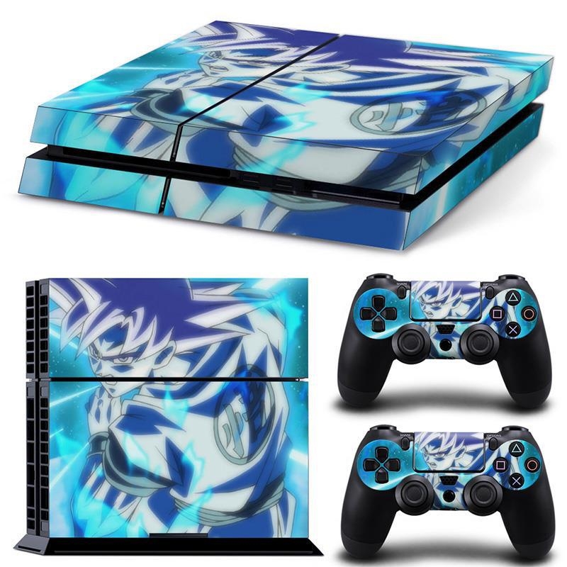 PS4 aizsargfolija vecajiem modeļiem (tipi 10/11/12) ar Dragon Ball korpusa uzlīmi, matēta plēve, apstrādes veids: cits