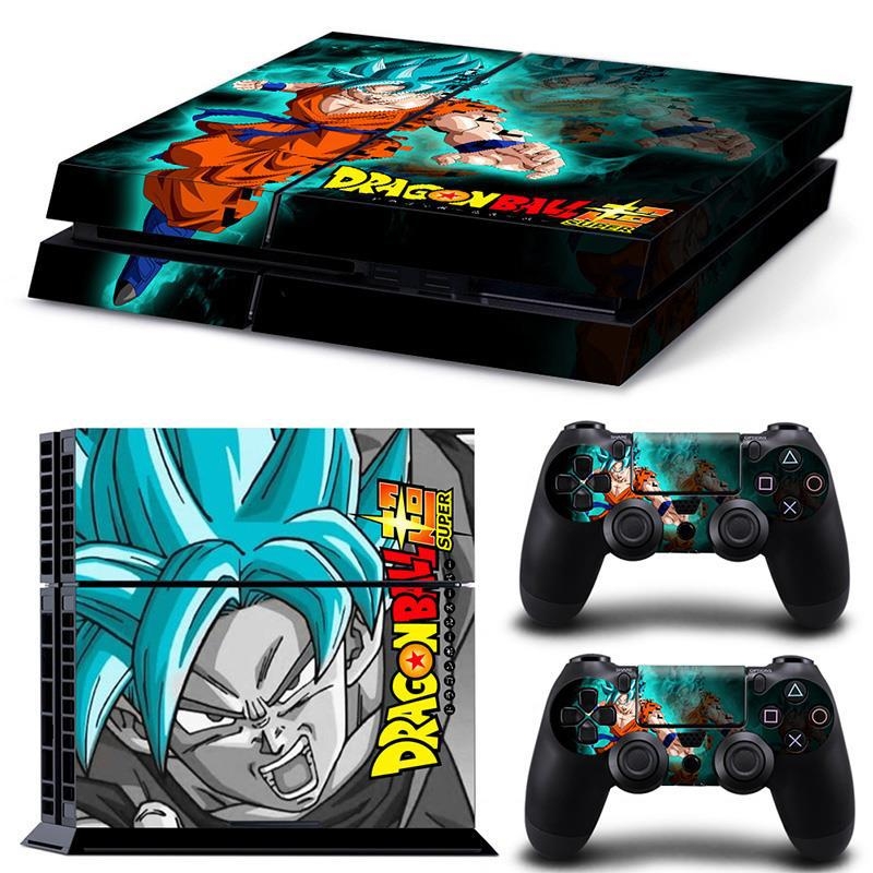 PS4 aizsargfolija vecajiem modeļiem (tipi 10/11/12) ar Dragon Ball korpusa uzlīmi, matēta plēve, apstrādes veids: cits