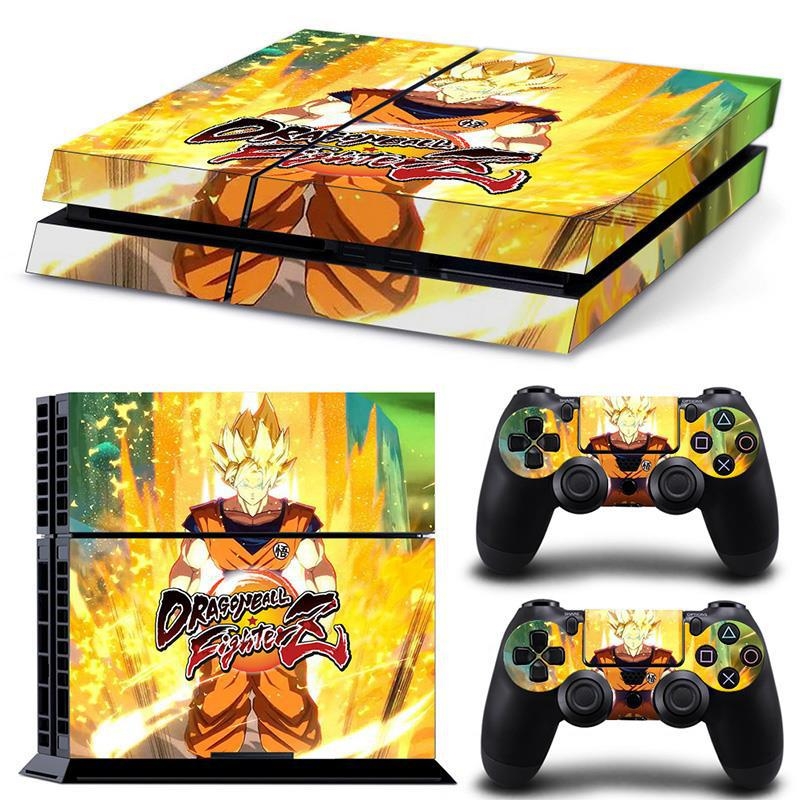 PS4 aizsargfolija vecajiem modeļiem (tipi 10/11/12) ar Dragon Ball korpusa uzlīmi, matēta plēve, apstrādes veids: cits